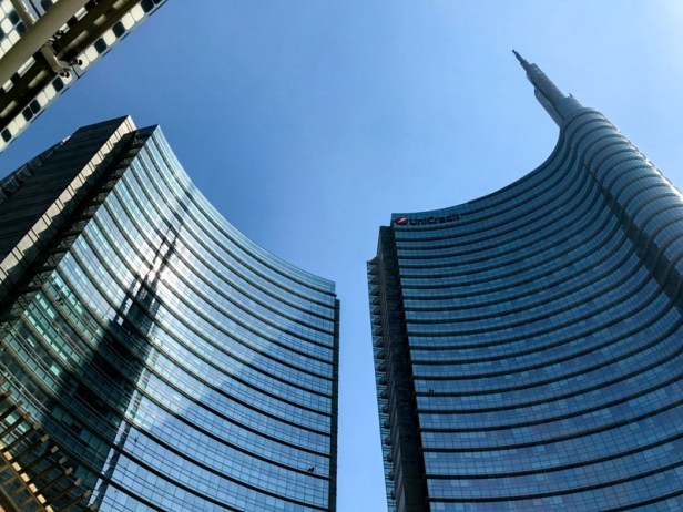 Milan Porta Nuova Unicredit buildings