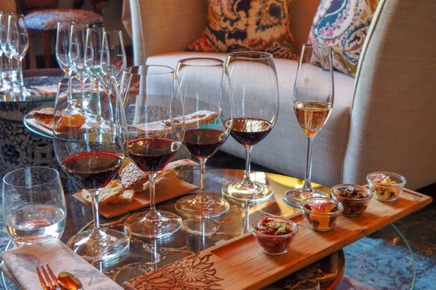 wine tasting at Boschendal winery in the Western Cape Winelands