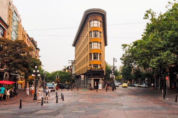 Flaterion building in Vancouver's Gastown district