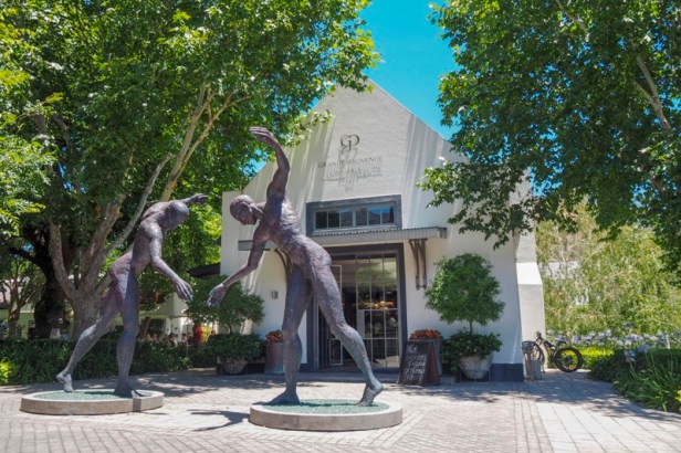 the tasting rom at Grande Provence winery in South Africa