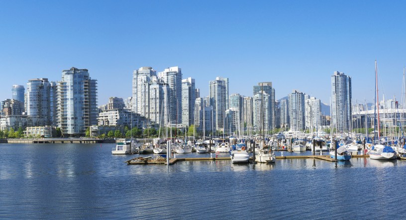 Vancouver harbour skyline