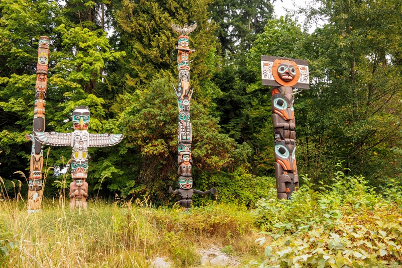 Stanley Park Vancouver totems