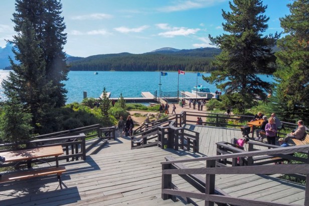 Maligne Lake in Jasper National Park