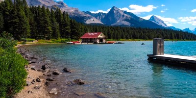 Maligne Lake in Jasper National Park