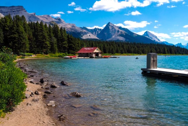 Maligne Lake in Jasper National Park