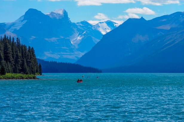 Maligne Lake in Jasper National Park
