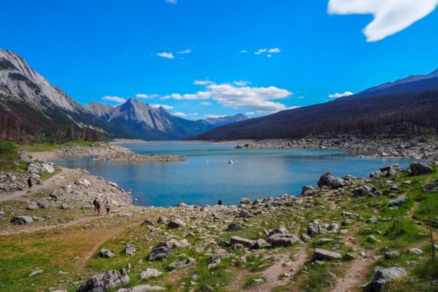 Medicine Lake in Jasper National Park