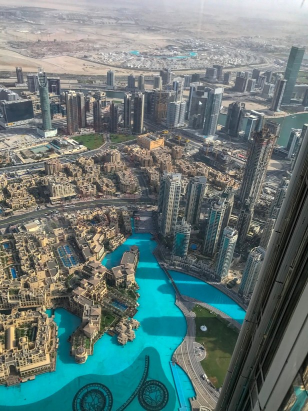 Burj Khalifa view over Dubai