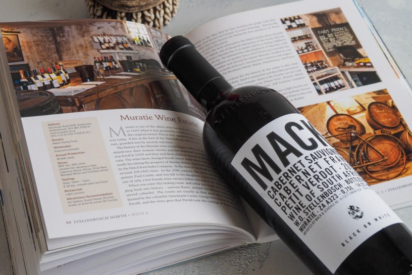 A wine to try | Muratie Estate Cuvée Mack Black on White