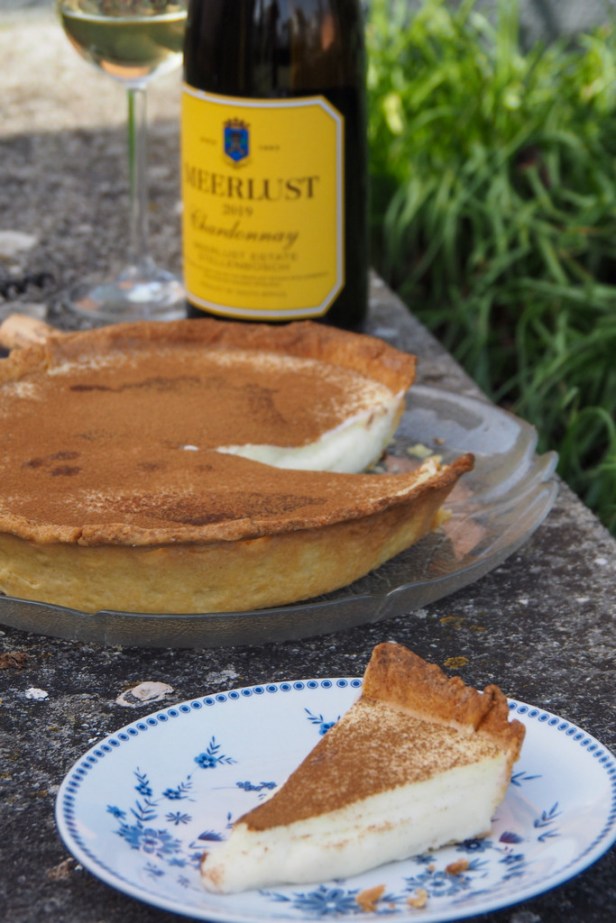 Tasting South Africa’s culinary history with Milk Tart and a bottle of Meerlust Chardonnay