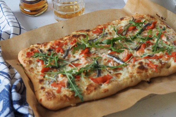 Glenfiddich single malt married with salmon pizza – can it work?
