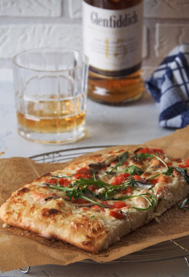Glenfiddich single malt married with salmon pizza – can it work?