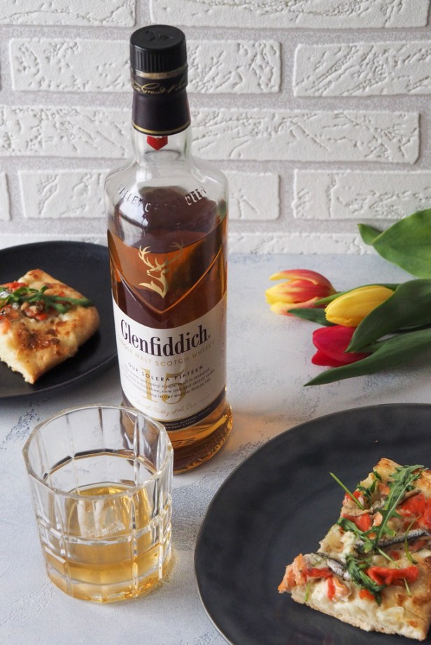 Glenfiddich single malt married with salmon pizza – can it work?