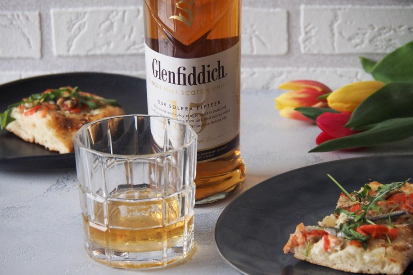 Glenfiddich single malt married with salmon pizza – can it work?