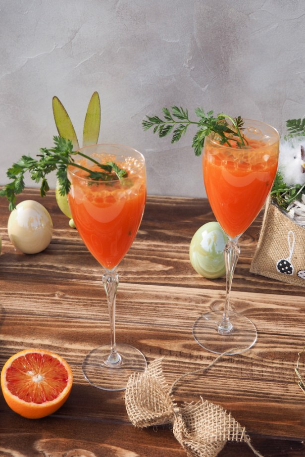 This Carrot Mimosa will be an instant hit on your Easter buffet