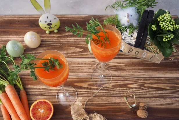 This Carrot Mimosa will be an instant hit on your Easter buffet