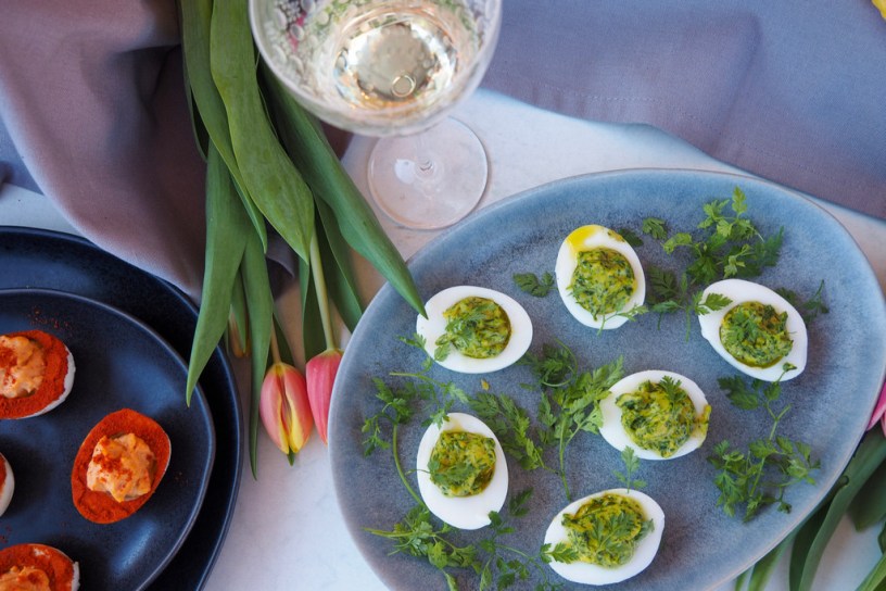 Devilled eggs that will rock your St. Patricks Day and Easter brunch buffets