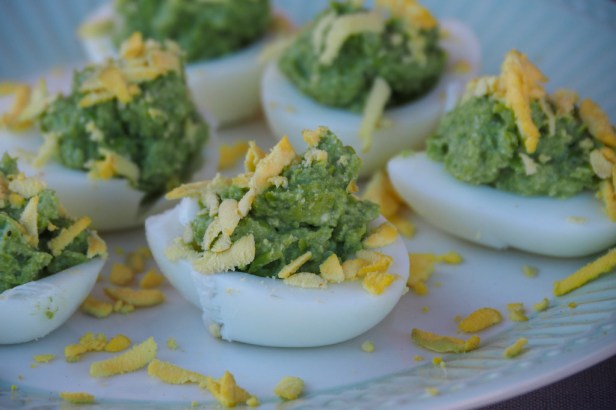 Devilled eggs that will rock your St. Patricks Day and Easter brunch buffets