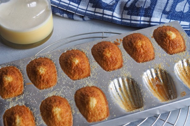 Eggnog Madeleines | How to give the classic French Madeleines the perfect little twist for Easter