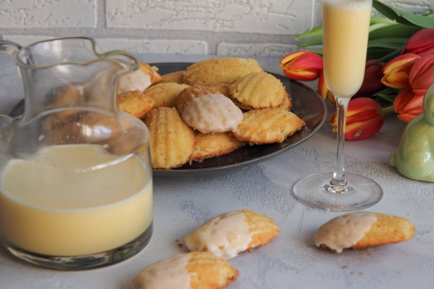 Eggnog Madeleines | How to give the classic French Madeleines the perfect little twist for Easter