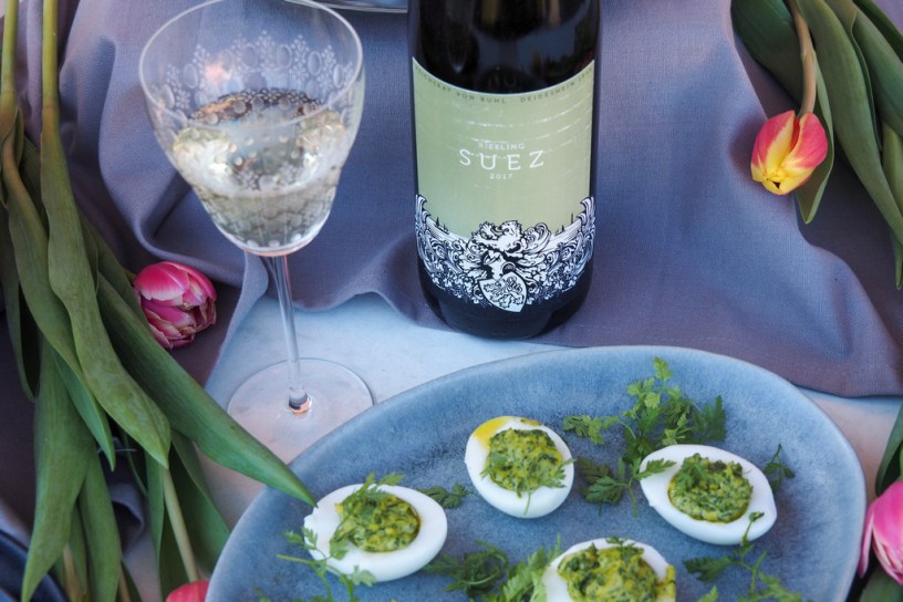 Kicking off Riesling Birthday with a glass of Reichsrat von Buhl Suez Riesling
