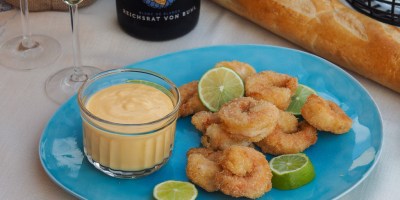 Fried Coconut Shrimp with Mango Dip | Blanc de Blancs