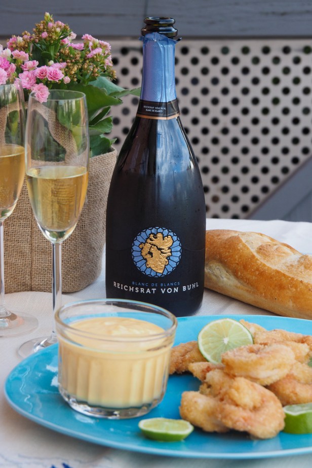 Fried Coconut Shrimp with Mango Dip | Blanc de Blancs