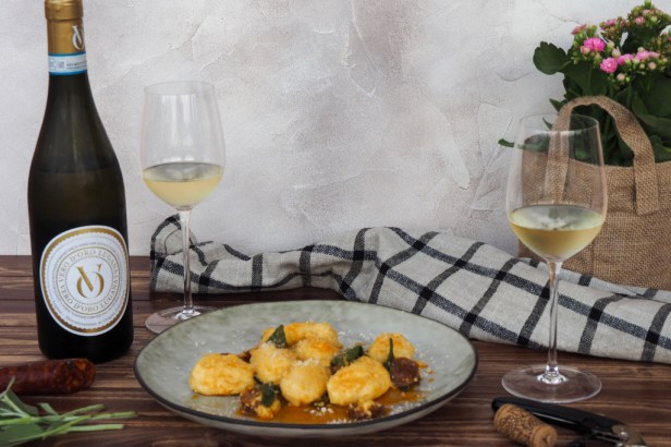 Polenta Gnocchi with Chorizo | Lugana