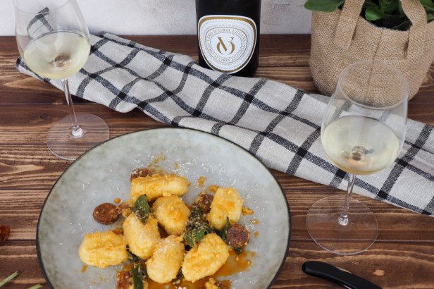 Polenta Gnocchi with Chorizo | Lugana