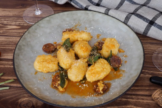 Polenta Gnocchi with Chorizo | Lugana