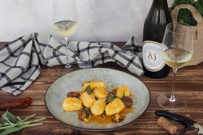 Polenta Gnocchi with Chorizo | Lugana
