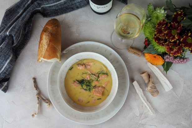 Lohikeitto, the classic healthy Finnish Salmon Soup you will make on repeat