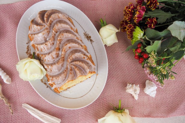 Lime-Coconut Bundt Cake with Coconut-Gin Glaze