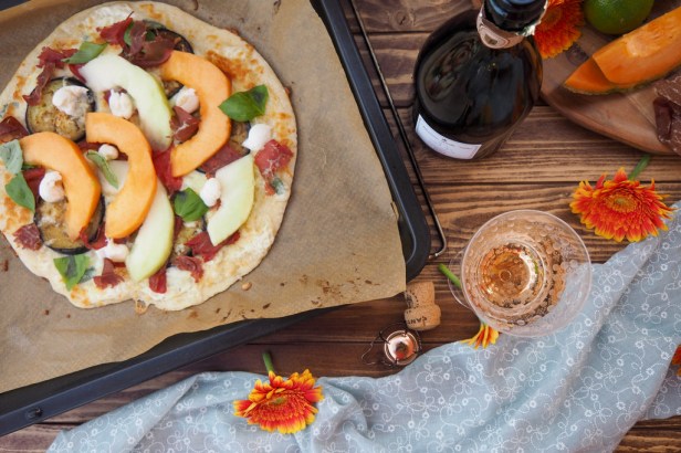 White Melon Pizza | Lambrusco