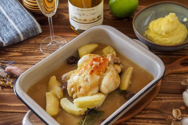 A taste of Normandy |Baby Chicken braised in Apple Cider