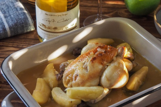 A taste of Normandy |Baby Chicken braised in Apple Cider