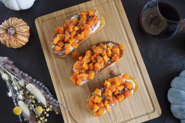 Perfect fall appetizer recipe: Pumpkin Bruschetta