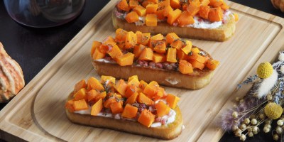Perfect fall appetizer recipe: Pumpkin Bruschetta