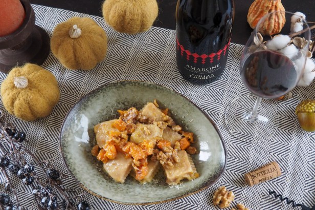 Celebrating autumn with Allegrini Villa Cavarena Amarone and homemade Pumpkin Ravioli