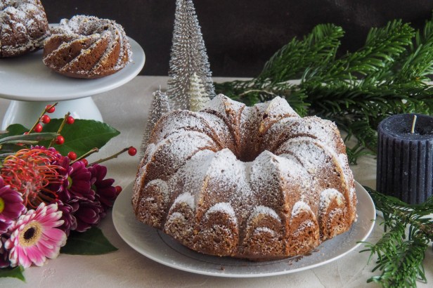 Chocolate Gingerbread Bundt Cake, a festive treat for your next family get-together this holiday season