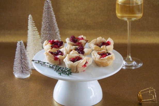 Festive Cranberry-Brie Pastries