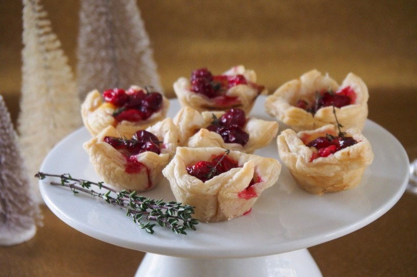 Festive Cranberry-Brie Pastries