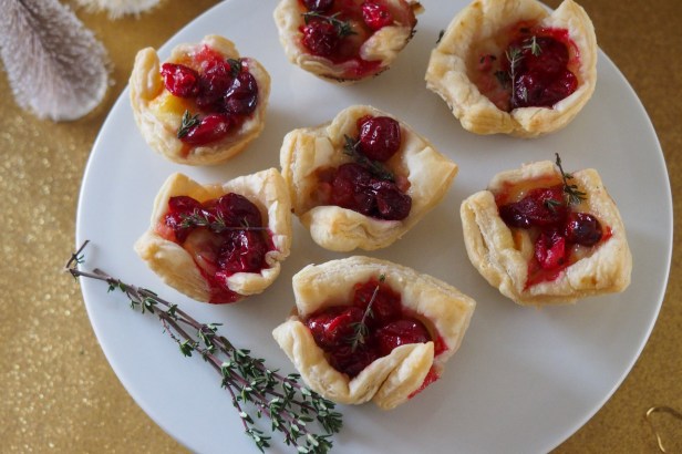 Festive Cranberry-Brie Pastries