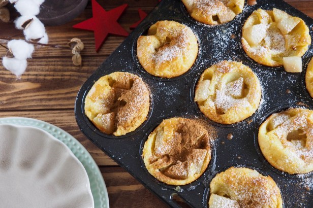 Pancake Muffins With Caramelized Pears – A New Breakfast Favourite