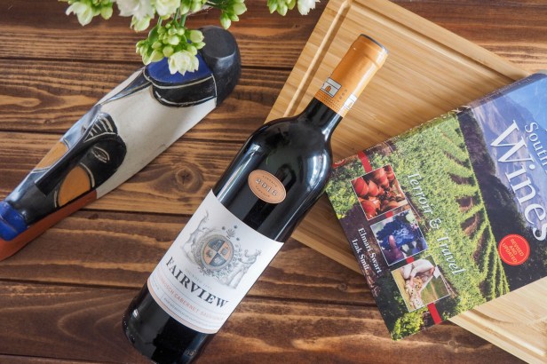 A bold red from South Africa: Fairview Cabernet Sauvignon paired with Hasselback Potatoes