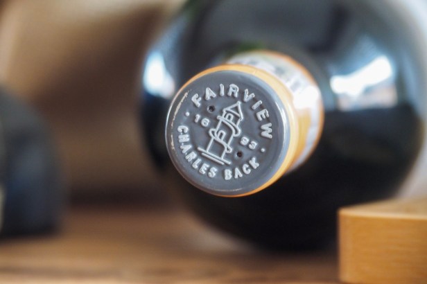 A bold red from South Africa: Fairview Cabernet Sauvignon paired with Hasselback Potatoes