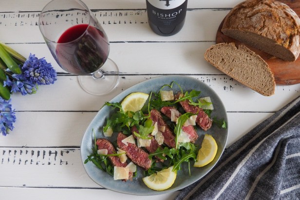 Rise A Glass of Glaetzer Bishop Shiraz On International Shiraz Day | Beef Tagliata