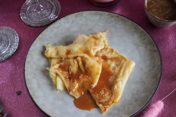 Your Perfect Valentine’s Day Starts With Salted Caramel Crêpe And Juvé Camps Brut Rosé (In Bed)