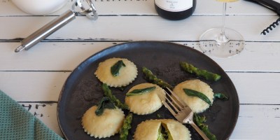 Spring Into Spring With Homemade Asparagus Ravioli | Schloss Lieser Juffer Sonnenhr Riesling