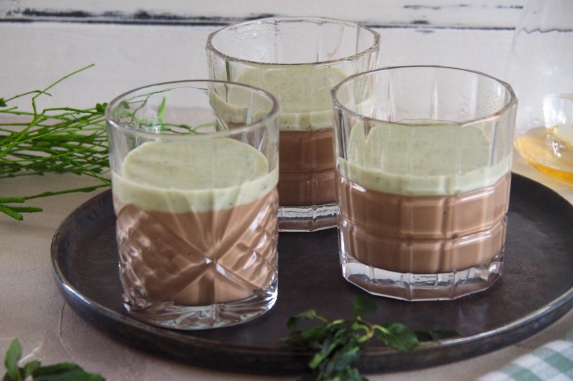 A delicious dessert for St. Patrick: Chocolate Mint Mousse